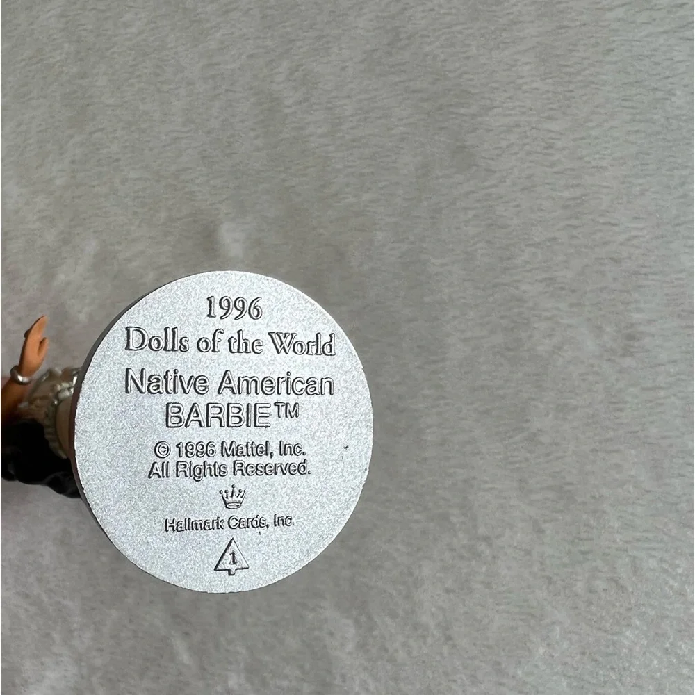 Vintage Hallmark Keepsake Native American Barbie Dolls of the World Ornament